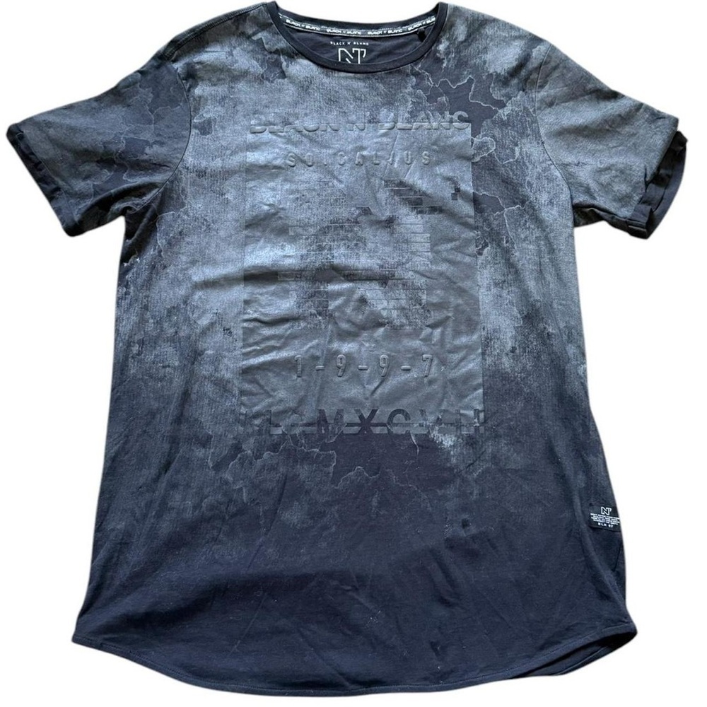 A175- Black N' Blanc Grey NYC streetwear t-shirt #streetwear #Gray